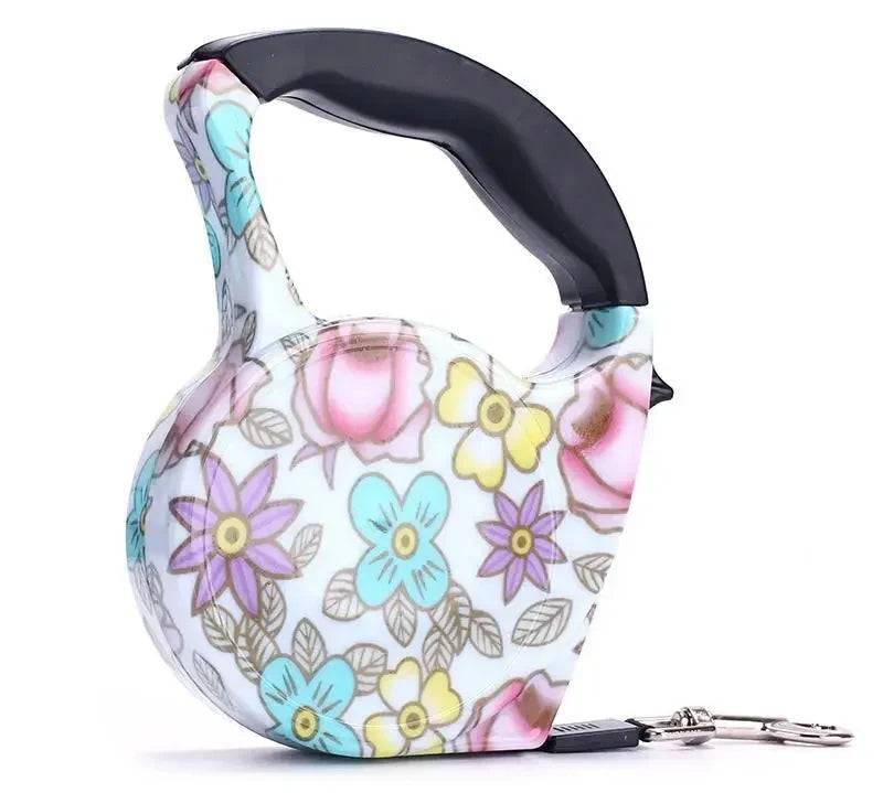 5M Retractable Dog Leash - Peony flower / 5M (5M)