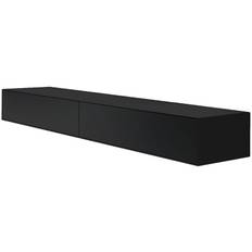 Edge kombination 4 Svartlackad MDF - Vägghylla