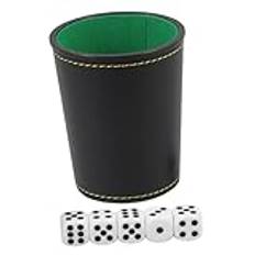 VICASKY 1 Set Tärning Brädspel Sällskapsspel Rekvisita Spel Tillbehör Tärning Rullande Koppar Tärningar Shaker Tärning Shaker Container Tärningshållare Rollspel Tärning Kopp Spel