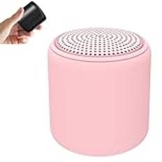 Lilyrhyme Sound Machine, Portable Bluetooth Speaker in Macaroon Color, White Noise Sound Machine, Waterproof Wireless Speakers, for Office Home Travel(Pink)