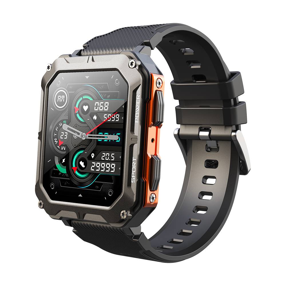 Philippe Palmer Smart Watch LP67 Black Orange
