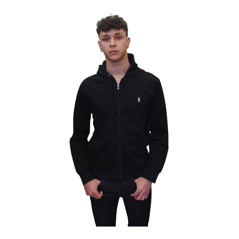 Ralph Lauren Zip Hoodie Sweatshirt - Sweatshirts - Herre - Sort - S - Bomuld