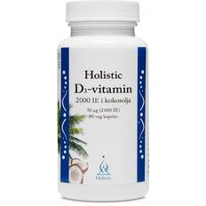 Holistic D3-vitamin 2000IE i Kokosolja 90 Kapslar