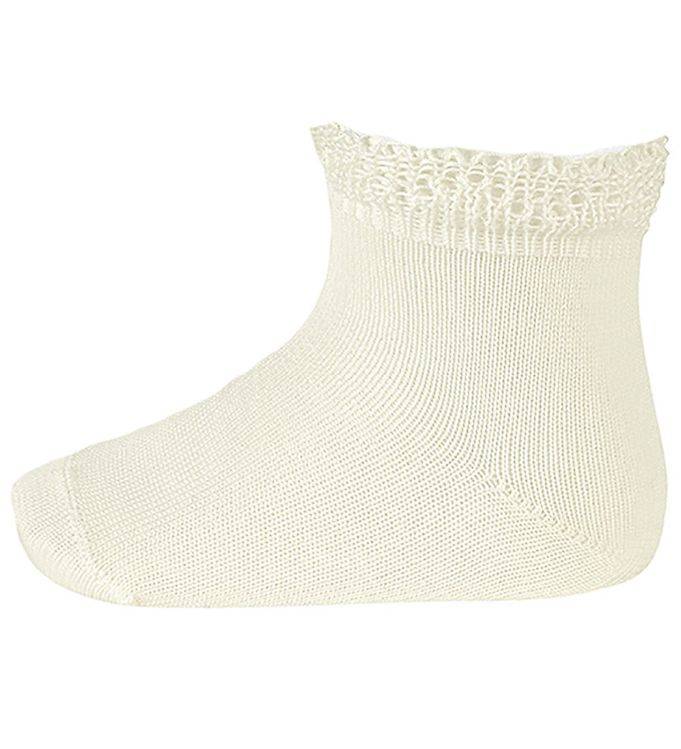 Condor Strømper m. Blondekant - Beige - Condor - 18-24 mdr - Strømper