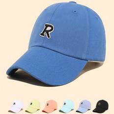 1 Barns vår Tunn Candy Color Baseballkeps Pojkar och Flickor Casual Enkel R Letter Peaked Cap - Multi-color (2-6Y)