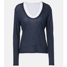 Dorothee Schumacher Layer Love layered jersey T-shirt - blue - L