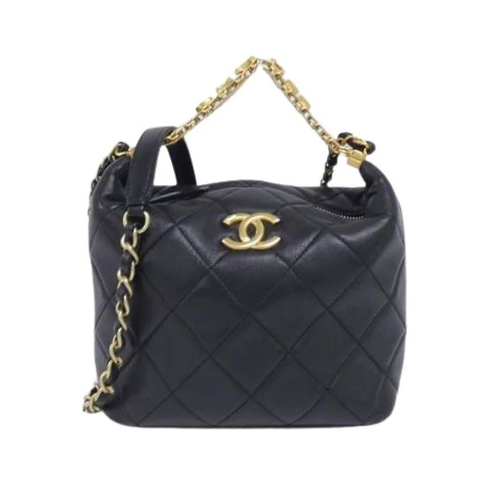 Chanel Vintage Pre-owned Lambskin Shoulder Bag As3242 - Vintage - Dame - Sort - ONE SIZE - Uld