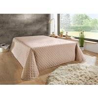 Överkast med quiltning och bandkant, Natur, Storlek 873 (enkelsäng, 135x210 cm) - 873 (Einzelbett, 135x210 cm)