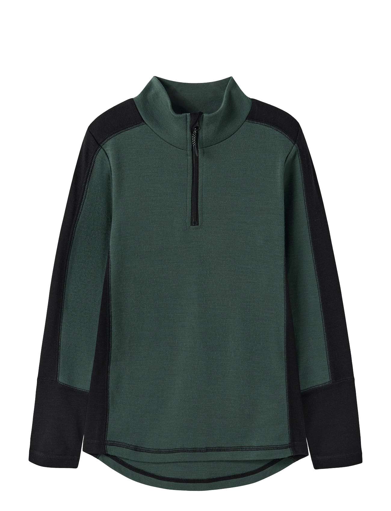 name it Nkmwillo Wool Ls Turtle - Green - 122-128