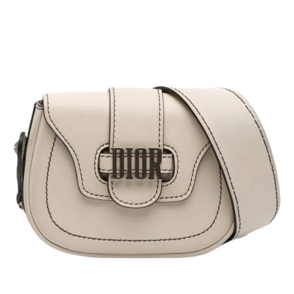 Dior Vintage - Pre-owned D Fence Saddle Vintage - Dam - ONE Size - Läder