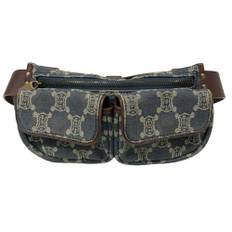 Celine Vintage Celine Belt Bag Stl. - Celine Vintage Från Magasin - Blue (L 13cm x W 26cm x D 3cm)