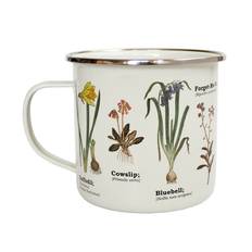 Ohlsson & Lohaven. Emaljekrus med blomster