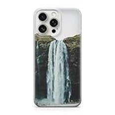 Sunny-Case mobiltelefonfodral Island vattenfall geysir 115 skydd TPU transparent kompatibel med iPhone 13