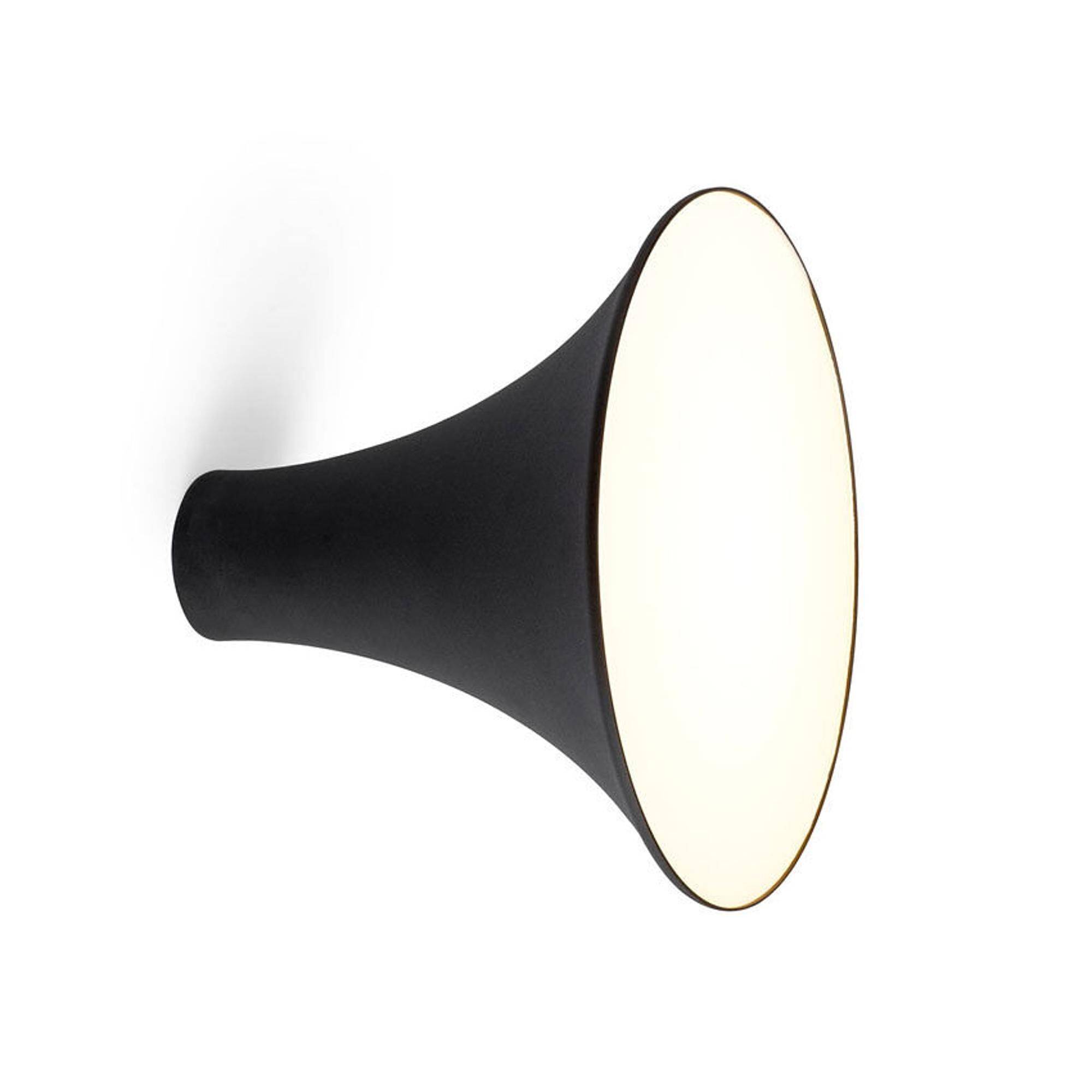 Trizo 21 Sirens Væglampe Sort + Matteret Glas.