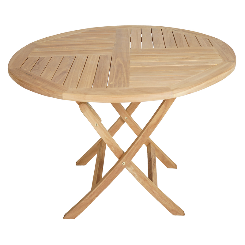 Utomhusbord Milano fällbart bord Ø100 cm Baltic Garden
