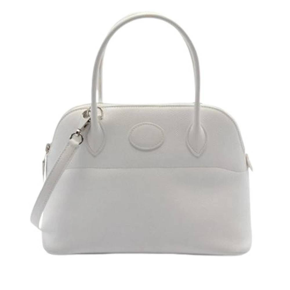 Hermès Vintage Pre-owned Bolide 27 - Vintage - Dame - Hvid - ONE SIZE - Læder