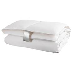Dobbeltdyne 200x220 cm - Moskusdyne vinter dobbelt dyne - LIXRA Silver vinterdyne