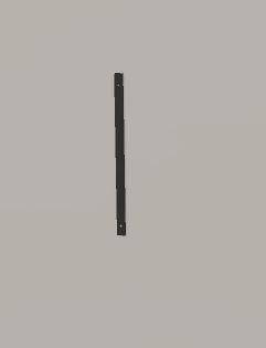 dk3 CADOVIUS ROYAL SYSTEM Vange 70 cm Sortbejdset eg.