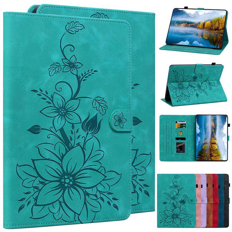Läderfodral till Samsung Galaxy Tab A11 A9 + 8.7 Plus S5e T720 Surfplatta Fodral Tab A 10.1 T510 A8 X200 10.5 S6 A7 Lite 10.4 Fodral
