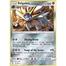 Solgaleo 87/145 sällsynt Reverse Holo (SM Guardians Rising) + TitanCards® Toploader