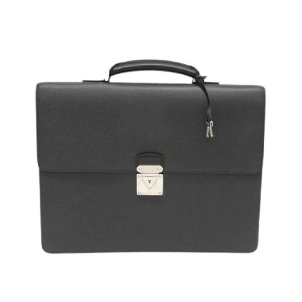 Louis Vuitton Vintage Pre-owned Robusto 1 briefcase - Vintage - Herre - Sort - ONE SIZE - Læder