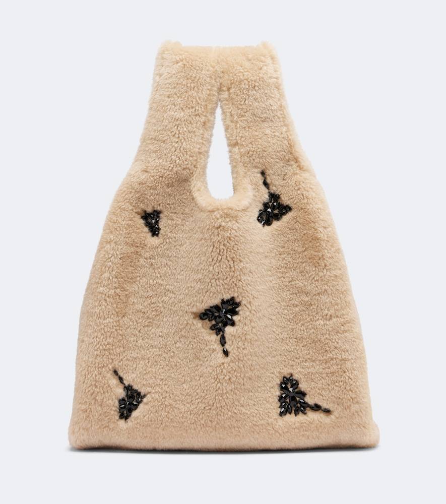 Simone Rocha Shopper adornado - beige - Talla Única