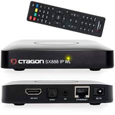 Octagon SX888 IP WL H265 Mini IPTV Box Receiver mit Stalker, m3u Playlist, VOD, Xtream, WebTV [USB, HDMI, LAN,WLAN] Full HD