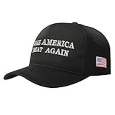 Hops Baseballkeps Make America Great Again-hatt 2016 republikan hatt keps slicker keps, Svart, one size