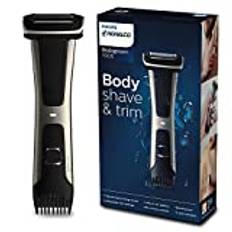 Philips Bodygroom trimmer och rakapparat, unisex dubbelsidig justerbar helkropp, vattentålig (serie 7000, BG7030/49) ersättning för BG2040 BG2034