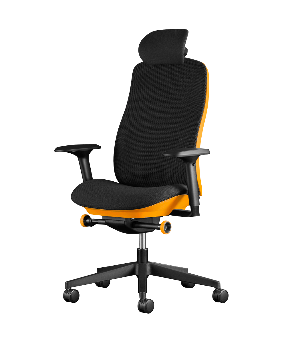 Vantum gamingstoel in Helio Geel by Herman Miller Gaming