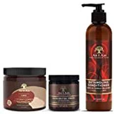 As I Am Coconut Co Wash 454g, Double Butter Creme 227g & Detangling Conditioner 237ml