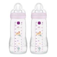 MAM Easy Active Baby Bottle 330 ml - Pink - 2 st