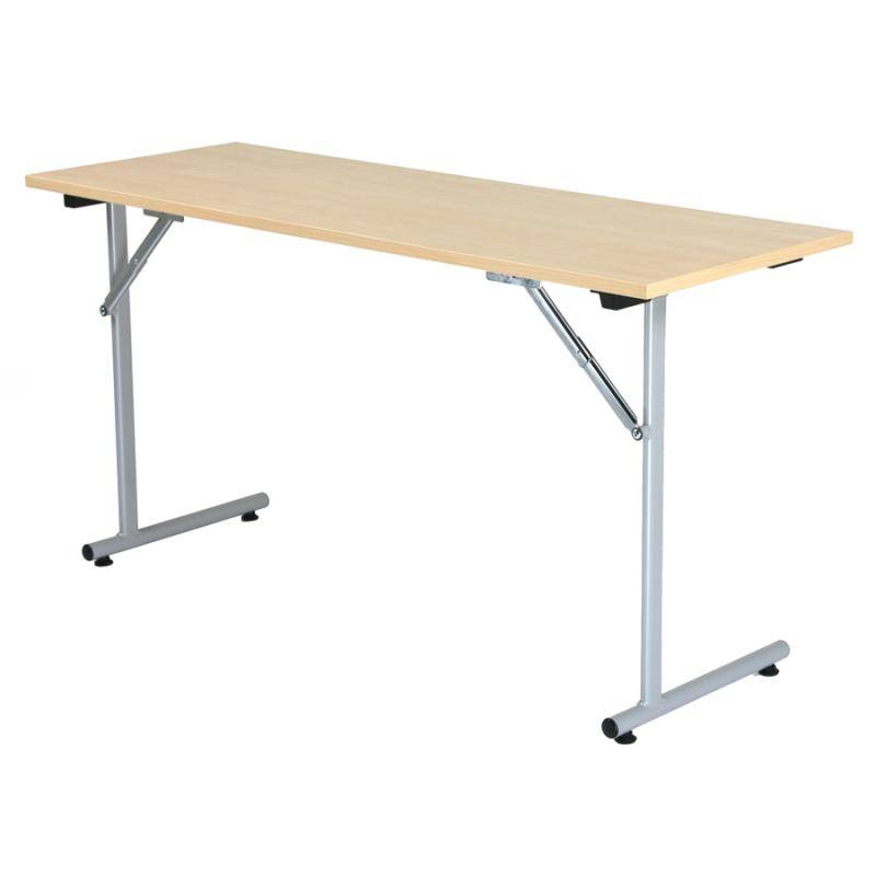 Multiple fällbord - flera utföranden (140x60 cm, Krom, Björklaminat)