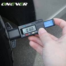 Onever bil digital däck mönsterdjup tester mätare 0-25.4mm meter mätare verktyg bromsok lcd display tpms däck övervakningssystem