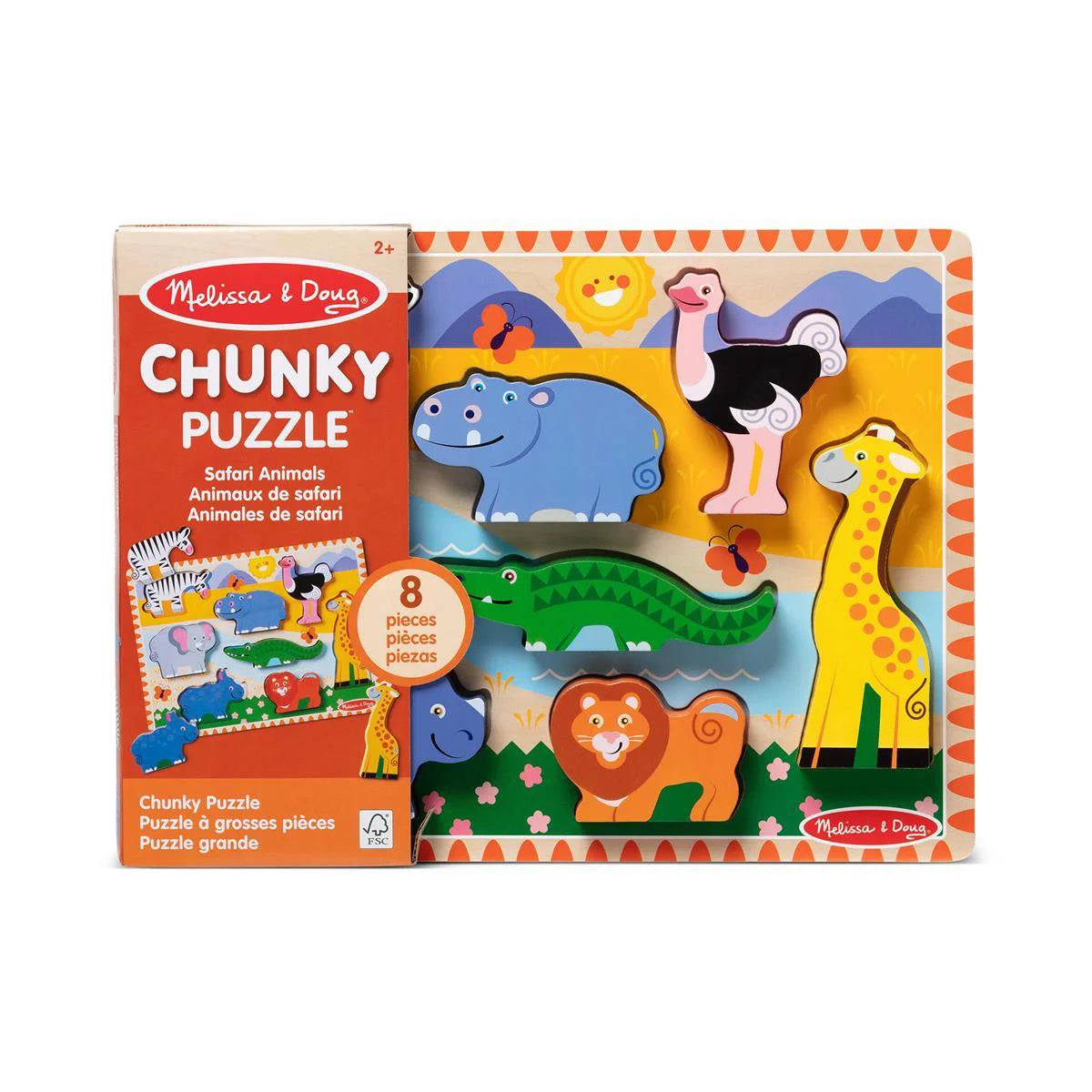 Wooden Chunky Puzzle Safari