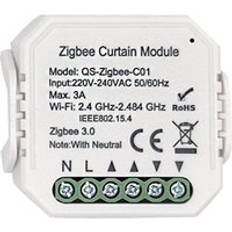 För rulljalusi sovrum trådlöst med timer praktisk zigbee app hem smart gardin switch modul enkel installation blind motor