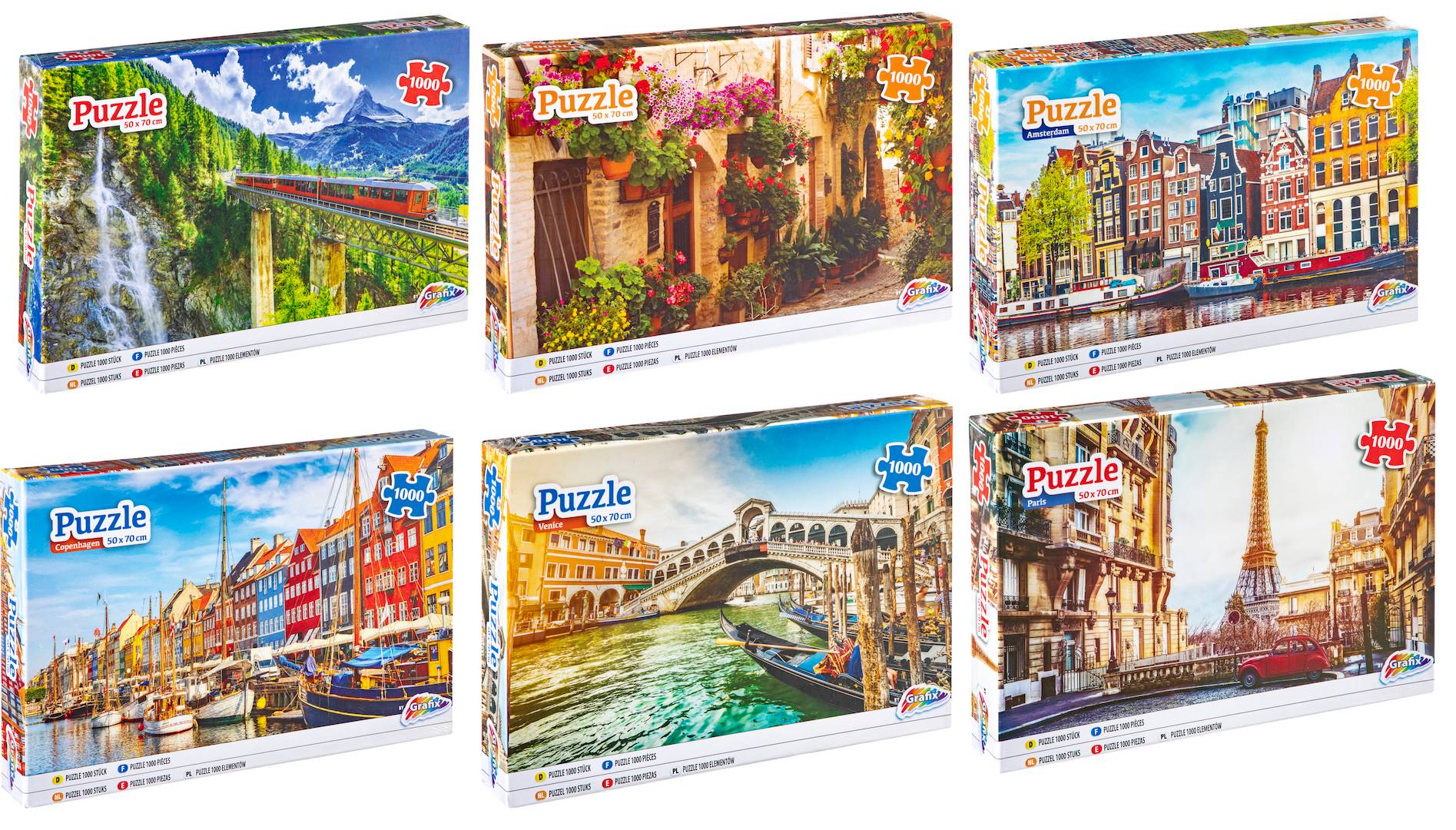 Puzzle 1000 bitar (Venedig)