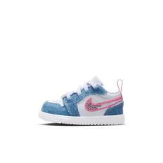 Jordan 1 Low Alt SE-sko til babyer/småbørn - blå - 18.5