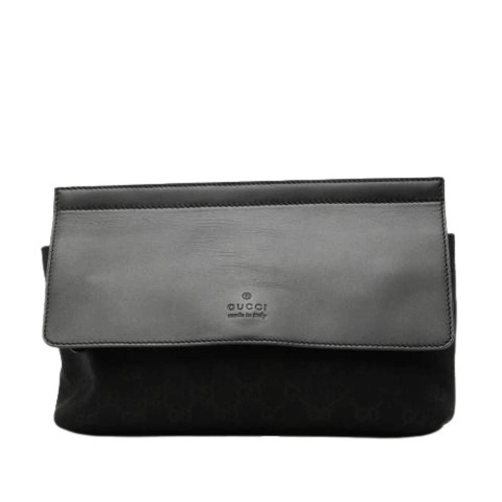 Gucci Vintage Pre-owned Canvas gucci-tasker - Vintage - Dame - Sort - ONE SIZE -