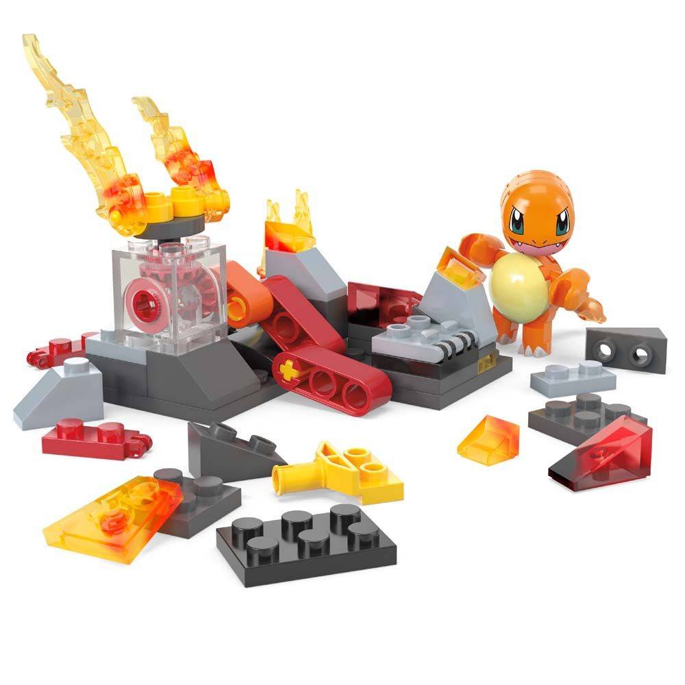 Mega Construx Charmander Fire Spin Mega Bloks Pokemon Construx HTH86