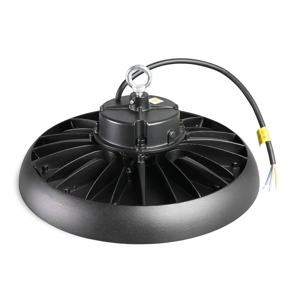 200W LED high bay, 180lm/W - 5000K, IP65, 90 grader, sort kabinet - Kulør : Neutral