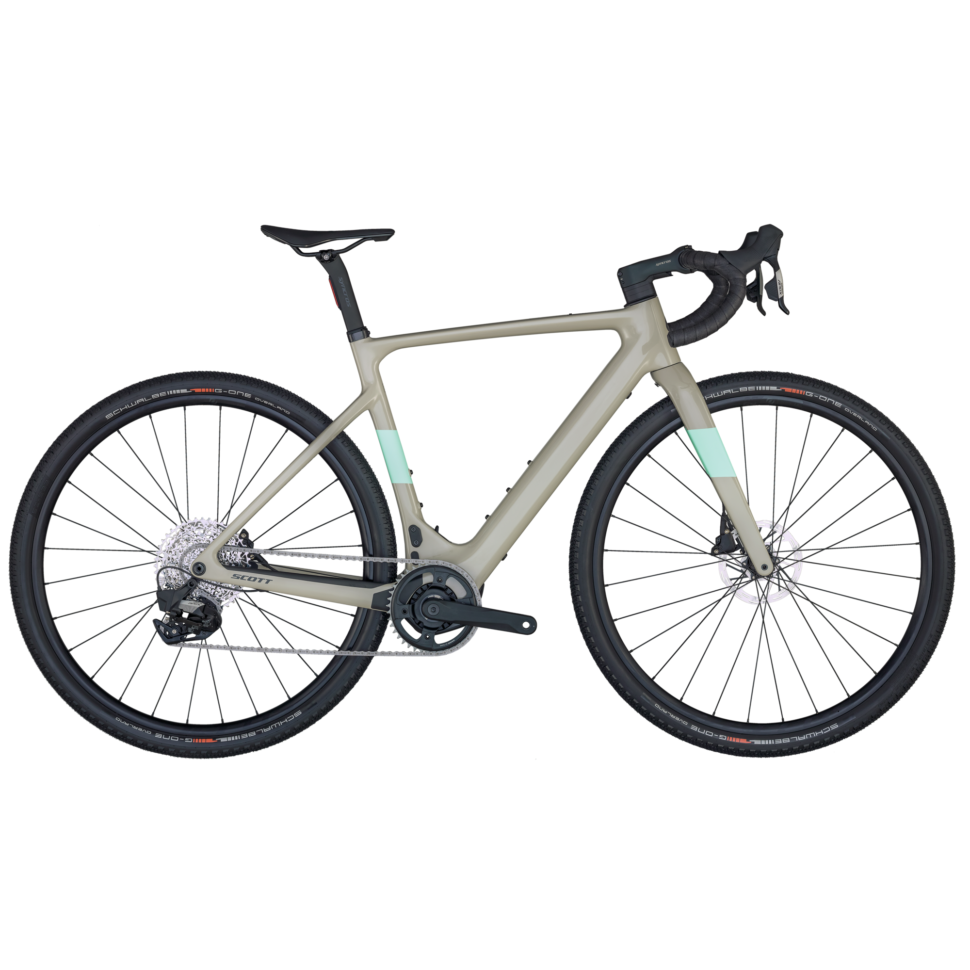 Scott Solace Gravel eRIDE 30 2025 - Sram Apex XPLR eTap AXS 1x12sp - Syncros Capital 2.0 - 014 / L / Cloud Beige