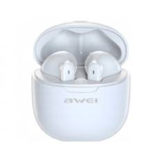 Słuchawki Awei AWEI Bluetooth 5.3 T68 ENC TWS headphones + docking station white