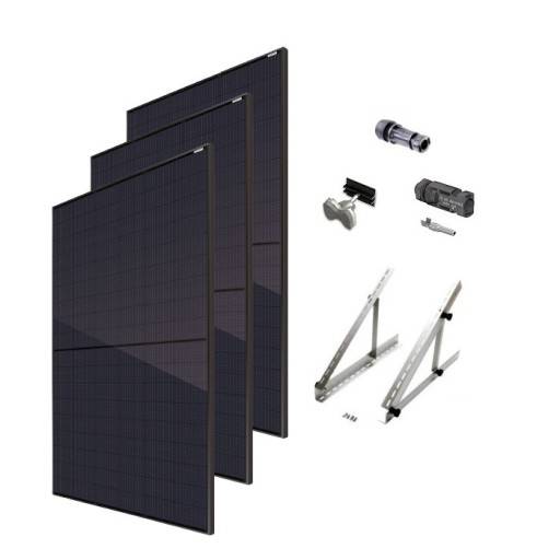 Solcelle pakkeløsning til trapez tag, 10,53kWp