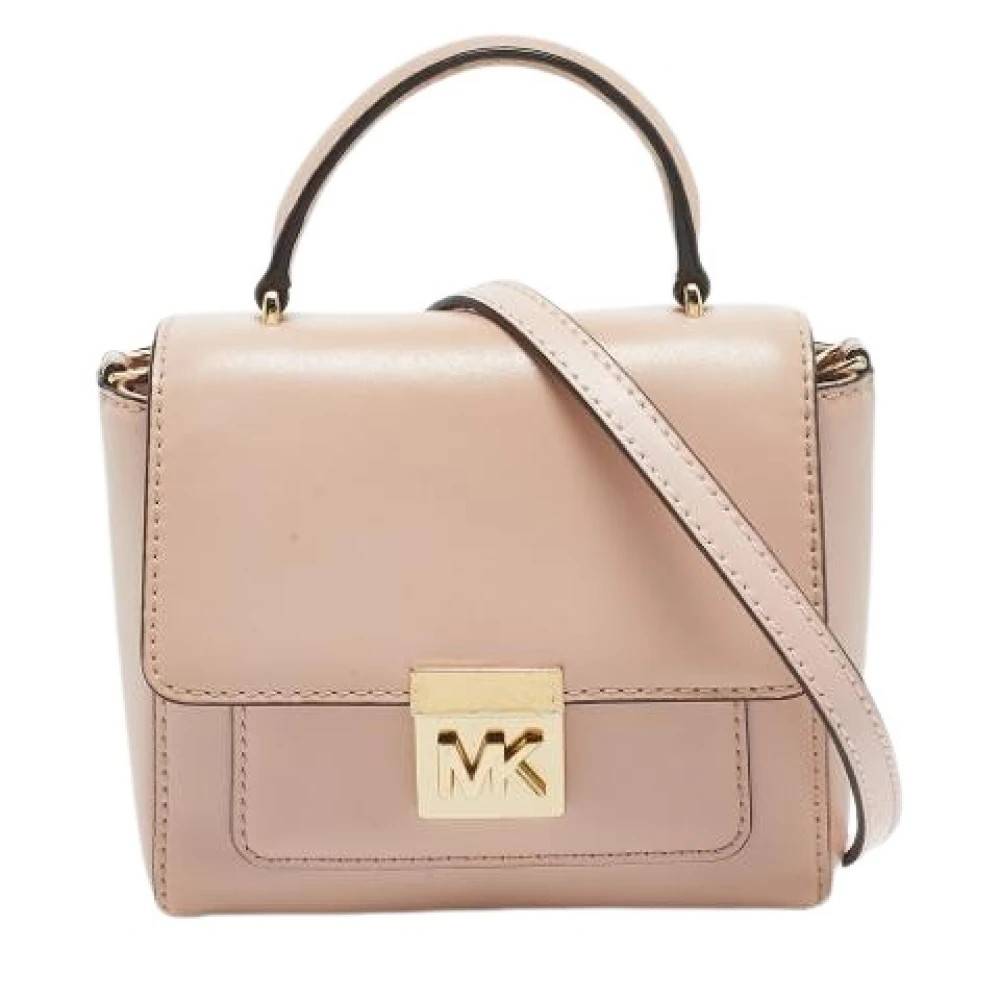 Michael Kors Pre-owned Pre-owned Håndtaske - Vintage - Dame - Lyserød - ONE SIZE - Læder