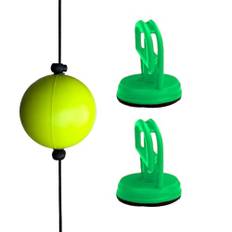 Boxing Speed Bag, Hangable Punching Ball, Punching Reflex Ball, Double End Boxing Bag, Adjustable Suction Cup Punching Bag for Reflex Training, Boxing Drills, and Home Workouts
