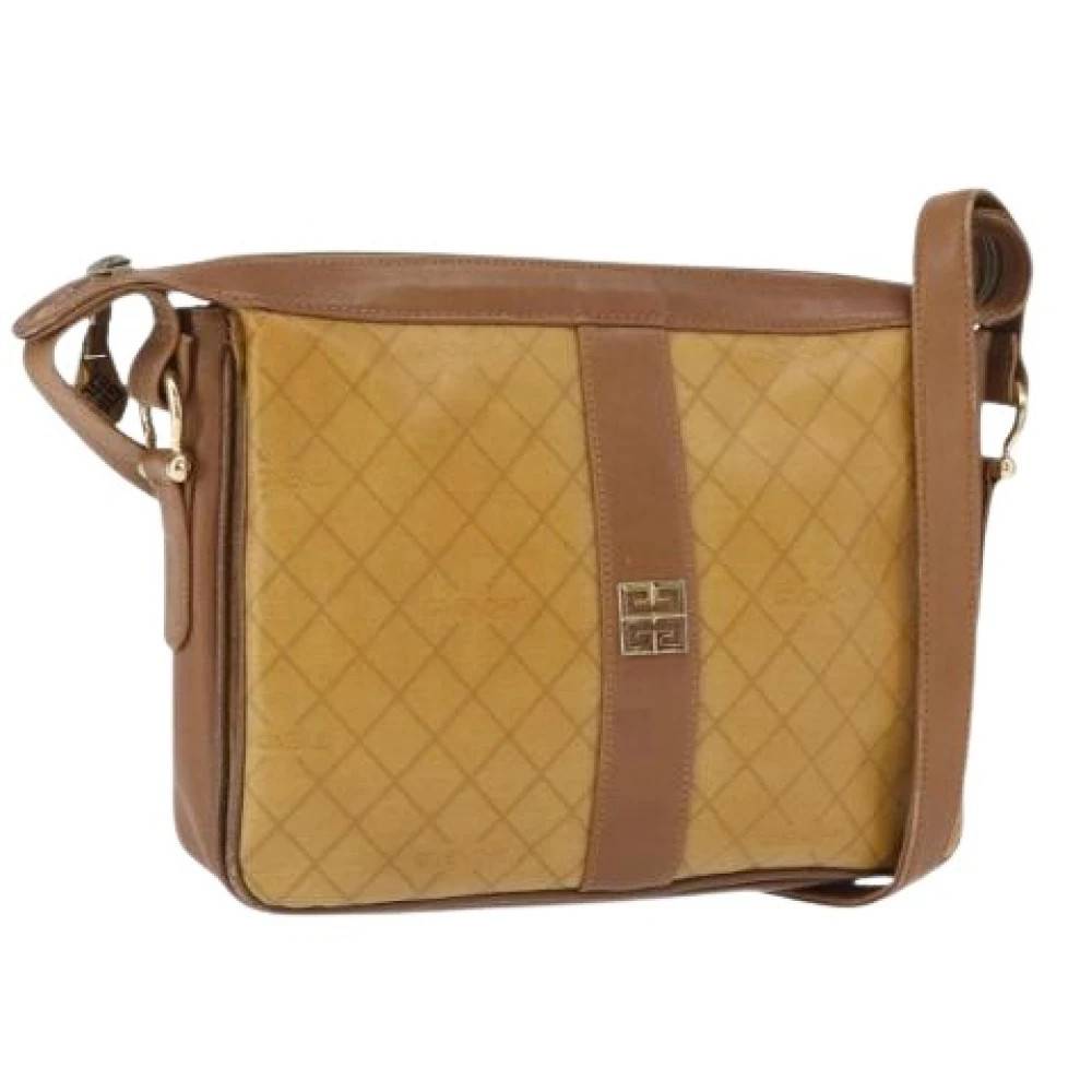 Givenchy Pre-owned Pre-owned Plastic Skuldertaske - Vintage - Dame - Beige - ONE SIZE - Uld