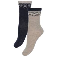 Minymo Strømper - 2-pak - Dark Navy - Minymo - 19/22 - Strømper