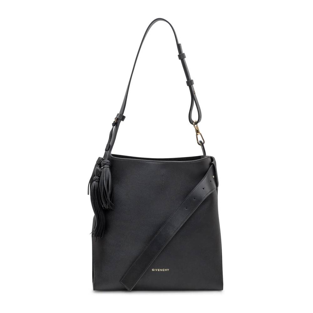 Givenchy Medium Hobo-taske med bælte - Tasker - Dame - Sort - ONE SIZE - Uld