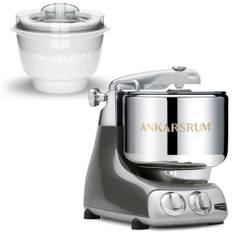 AKM 6230 köksmaskin med glassmaskin, black chrome - Black chrome